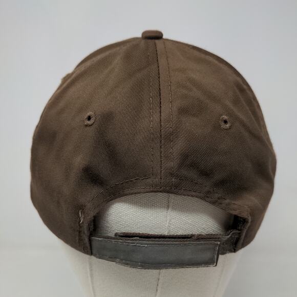 Wearguard Men's Strapback Hat Brown Adjustable UPS Employee Uniform Cap - Picture 5 of 7